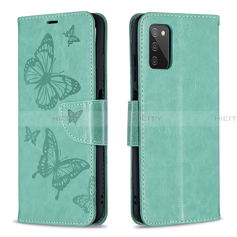 Funda de Cuero Cartera con Soporte Mariposa Carcasa B01F para Samsung Galaxy F02S SM-E025F