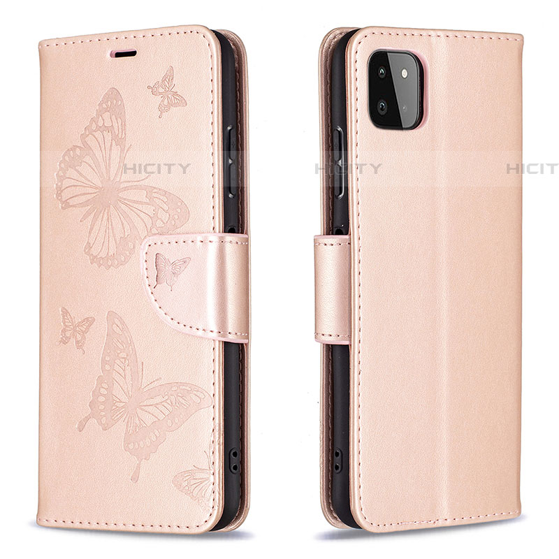 Funda de Cuero Cartera con Soporte Mariposa Carcasa B01F para Samsung Galaxy F42 5G