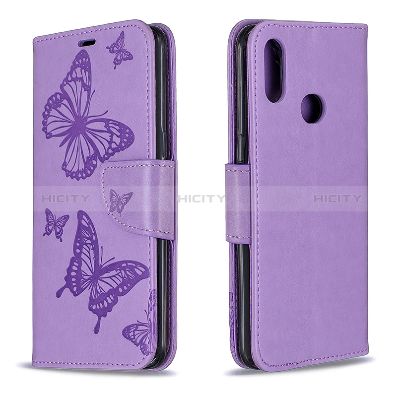 Funda de Cuero Cartera con Soporte Mariposa Carcasa B01F para Samsung Galaxy M01s