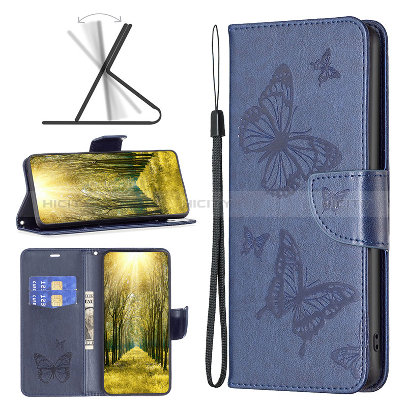 Funda de Cuero Cartera con Soporte Mariposa Carcasa B01F para Samsung Galaxy M04