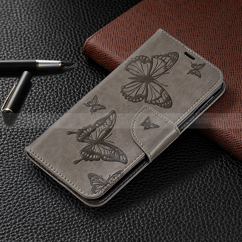 Funda de Cuero Cartera con Soporte Mariposa Carcasa B01F para Samsung Galaxy M20