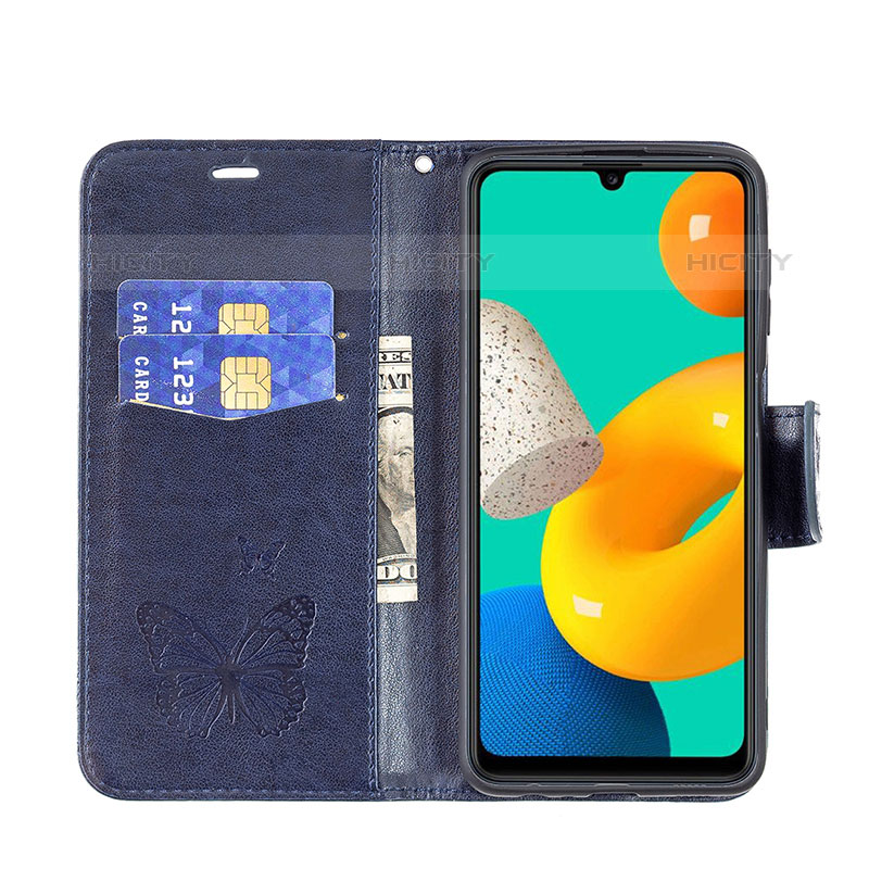 Funda de Cuero Cartera con Soporte Mariposa Carcasa B01F para Samsung Galaxy M32 4G