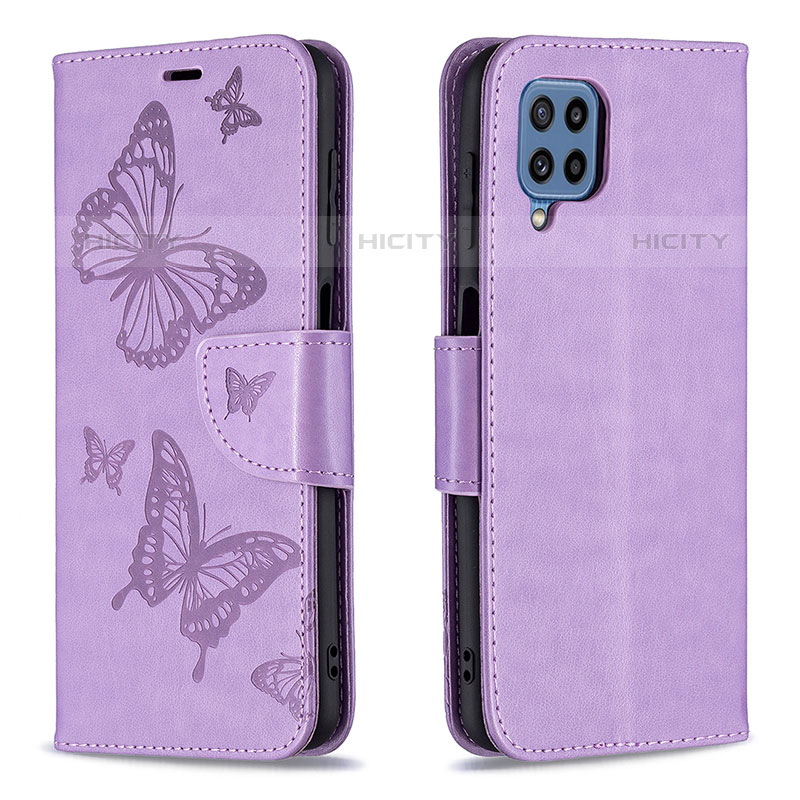 Funda de Cuero Cartera con Soporte Mariposa Carcasa B01F para Samsung Galaxy M32 4G