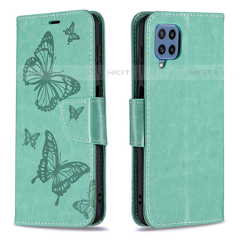 Funda de Cuero Cartera con Soporte Mariposa Carcasa B01F para Samsung Galaxy M32 4G