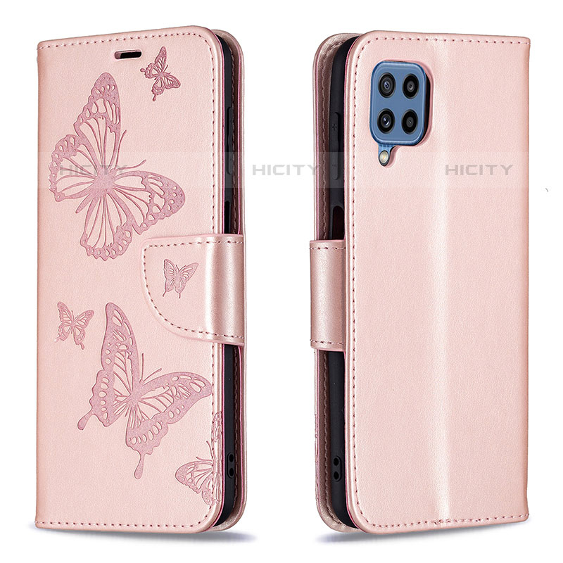 Funda de Cuero Cartera con Soporte Mariposa Carcasa B01F para Samsung Galaxy M32 4G