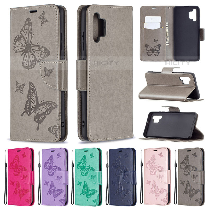 Funda de Cuero Cartera con Soporte Mariposa Carcasa B01F para Samsung Galaxy M32 5G