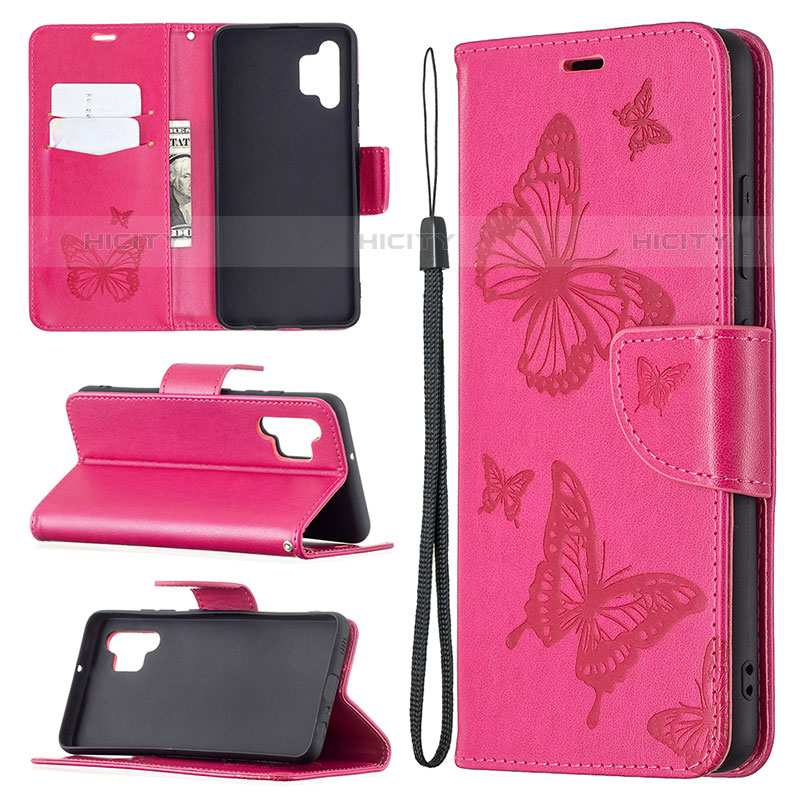 Funda de Cuero Cartera con Soporte Mariposa Carcasa B01F para Samsung Galaxy M32 5G