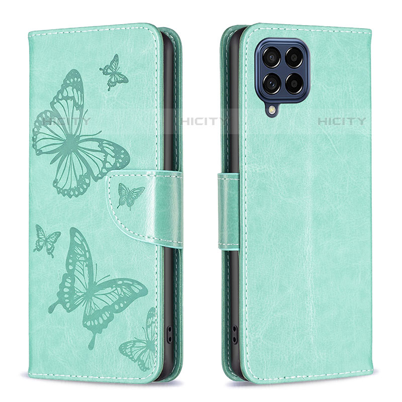 Funda de Cuero Cartera con Soporte Mariposa Carcasa B01F para Samsung Galaxy M53 5G