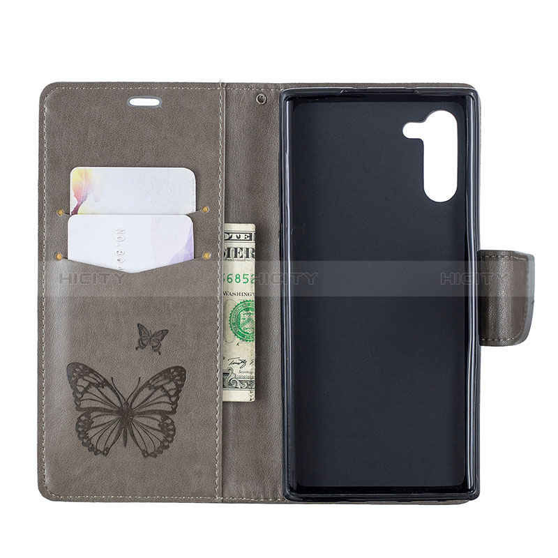 Funda de Cuero Cartera con Soporte Mariposa Carcasa B01F para Samsung Galaxy Note 10 5G