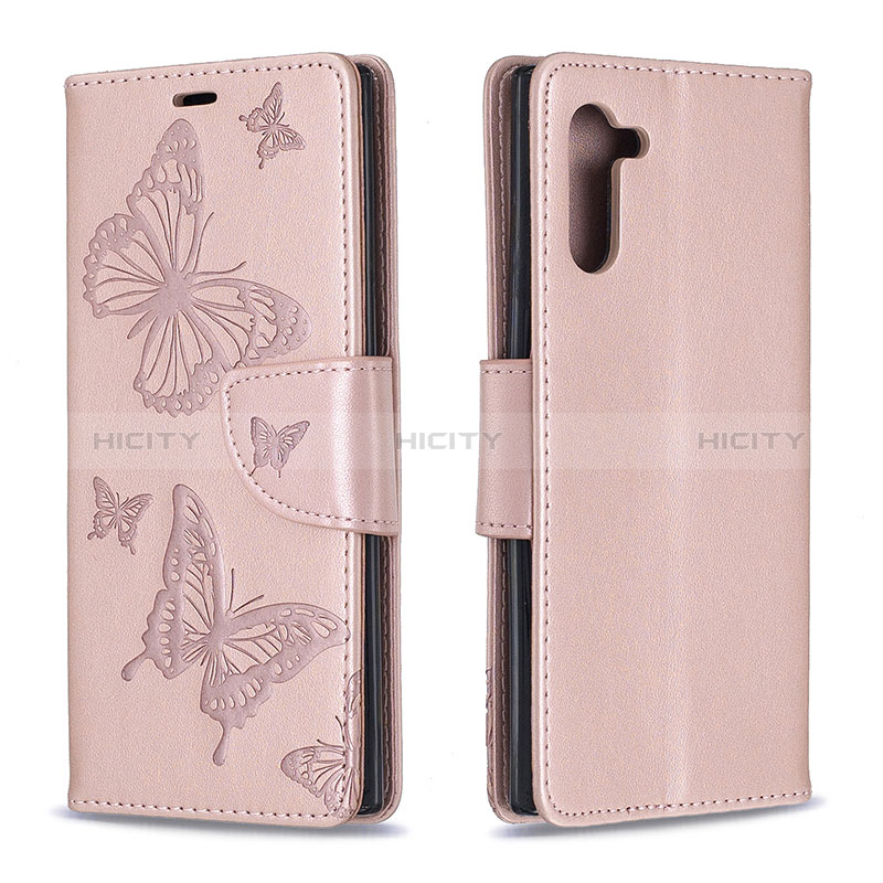 Funda de Cuero Cartera con Soporte Mariposa Carcasa B01F para Samsung Galaxy Note 10 5G