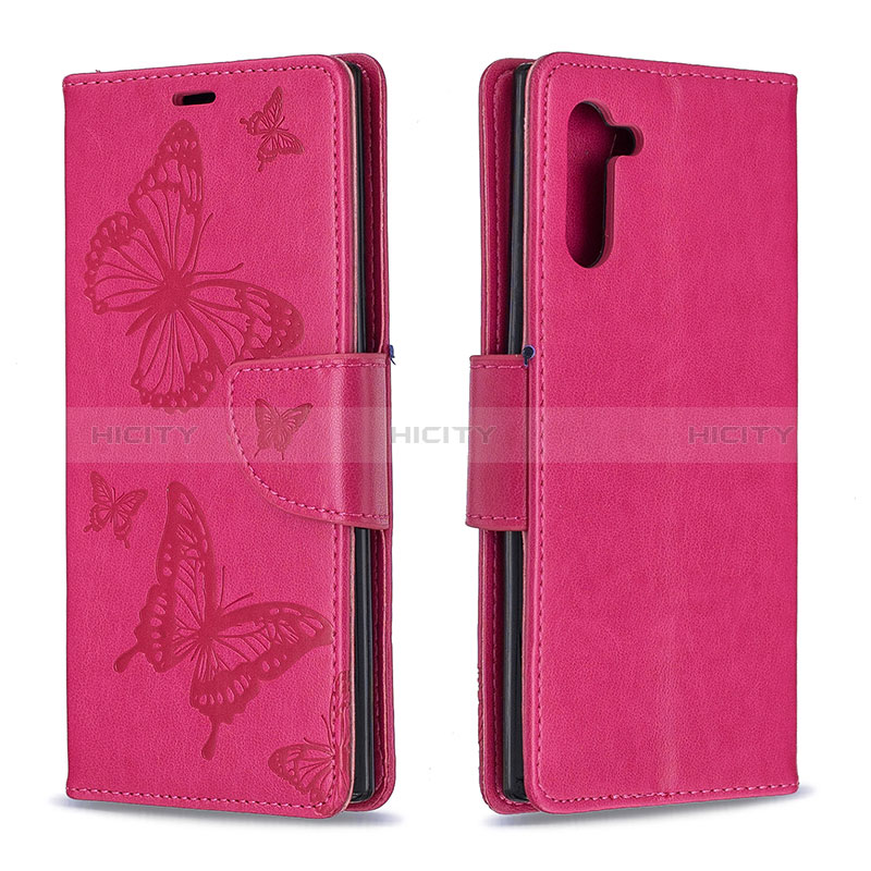 Funda de Cuero Cartera con Soporte Mariposa Carcasa B01F para Samsung Galaxy Note 10 5G