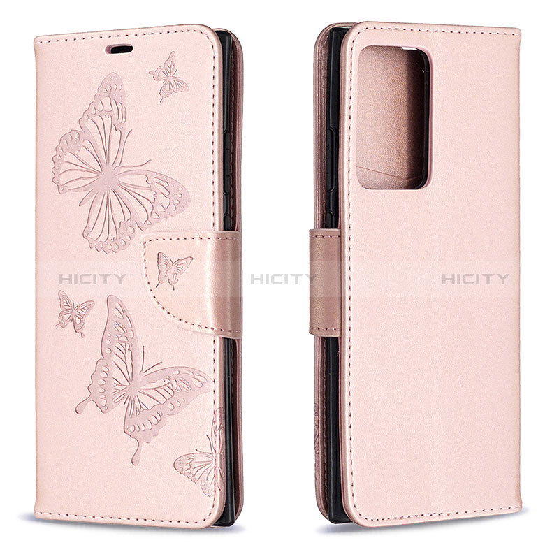 Funda de Cuero Cartera con Soporte Mariposa Carcasa B01F para Samsung Galaxy Note 20 Ultra 5G