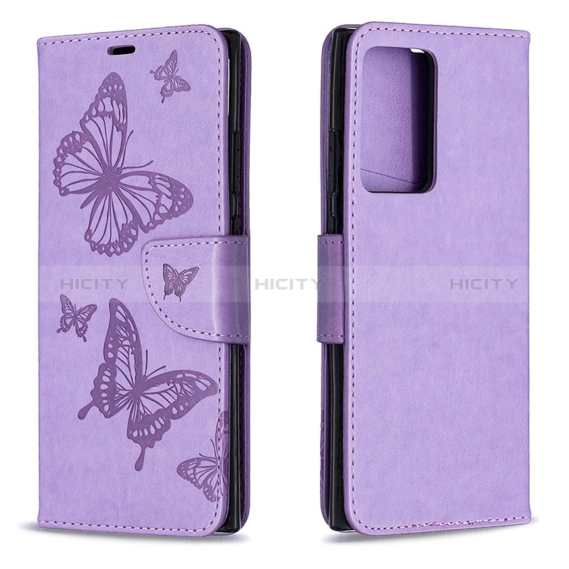 Funda de Cuero Cartera con Soporte Mariposa Carcasa B01F para Samsung Galaxy Note 20 Ultra 5G