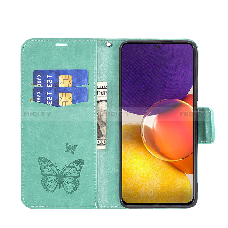 Funda de Cuero Cartera con Soporte Mariposa Carcasa B01F para Samsung Galaxy Quantum2 5G