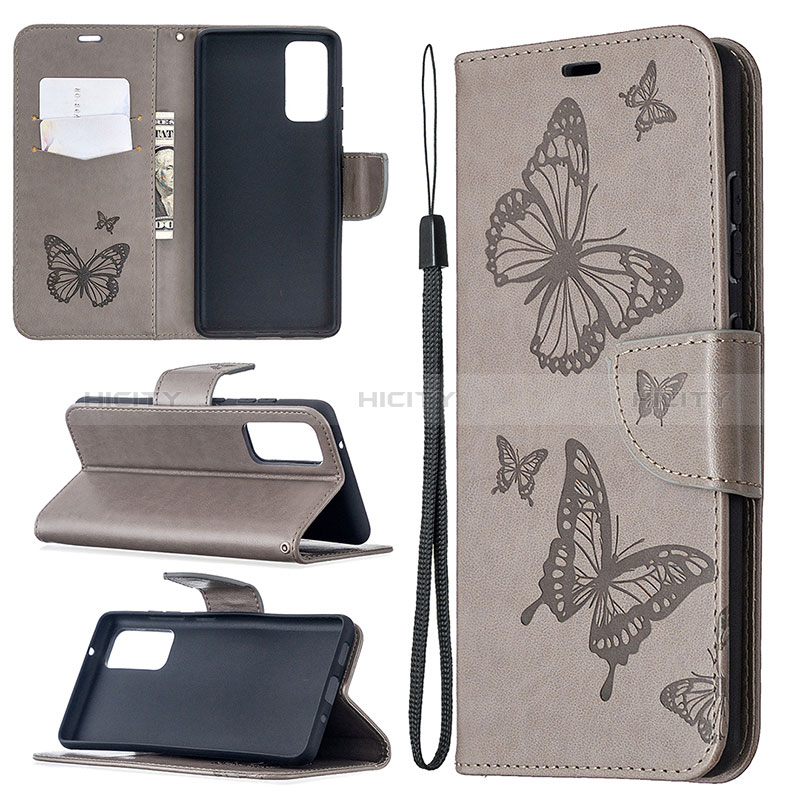 Funda de Cuero Cartera con Soporte Mariposa Carcasa B01F para Samsung Galaxy S20 Lite 5G