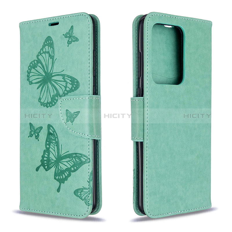 Funda de Cuero Cartera con Soporte Mariposa Carcasa B01F para Samsung Galaxy S20 Plus 5G