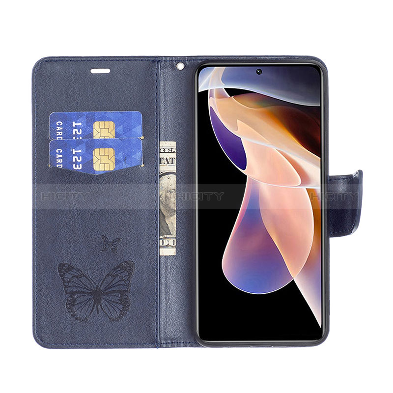 Funda de Cuero Cartera con Soporte Mariposa Carcasa B01F para Xiaomi Mi 11i 5G (2022)