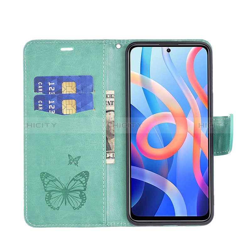 Funda de Cuero Cartera con Soporte Mariposa Carcasa B01F para Xiaomi Poco M4 Pro 5G