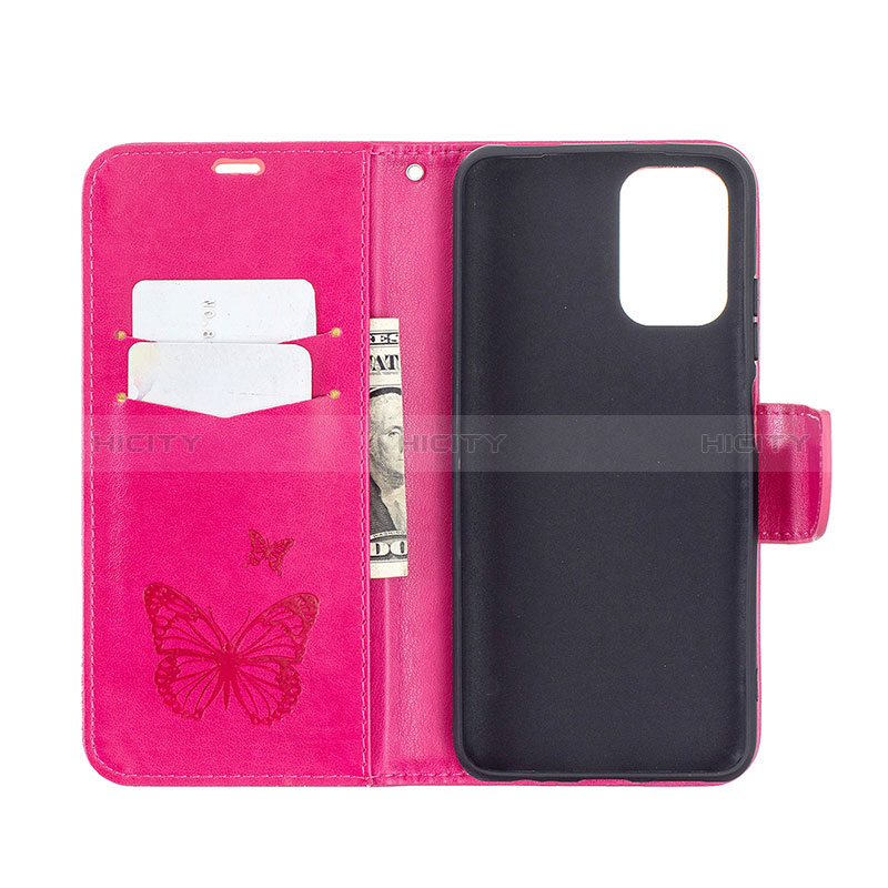 Funda de Cuero Cartera con Soporte Mariposa Carcasa B01F para Xiaomi Poco M5S