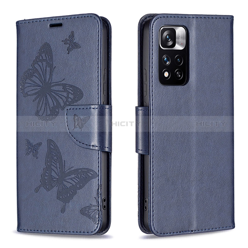 Funda de Cuero Cartera con Soporte Mariposa Carcasa B01F para Xiaomi Poco X4 NFC