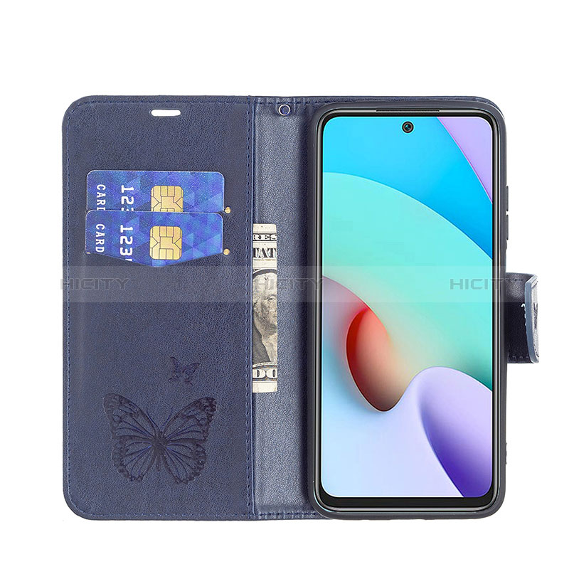 Funda de Cuero Cartera con Soporte Mariposa Carcasa B01F para Xiaomi Redmi 10 (2022)