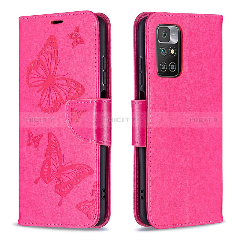 Funda de Cuero Cartera con Soporte Mariposa Carcasa B01F para Xiaomi Redmi 10 (2022)