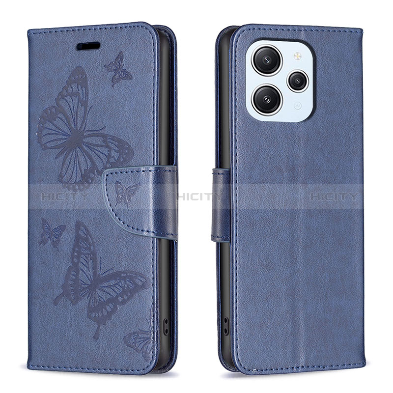 Funda de Cuero Cartera con Soporte Mariposa Carcasa B01F para Xiaomi Redmi 12 4G