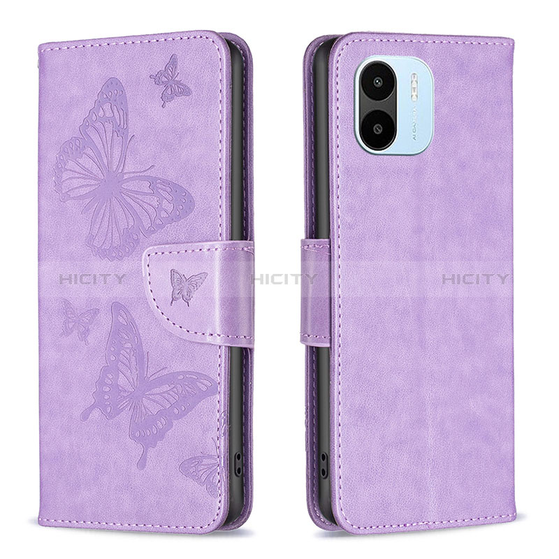 Funda de Cuero Cartera con Soporte Mariposa Carcasa B01F para Xiaomi Redmi A1