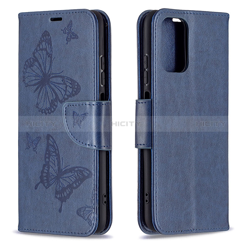 Funda de Cuero Cartera con Soporte Mariposa Carcasa B01F para Xiaomi Redmi Note 10 4G