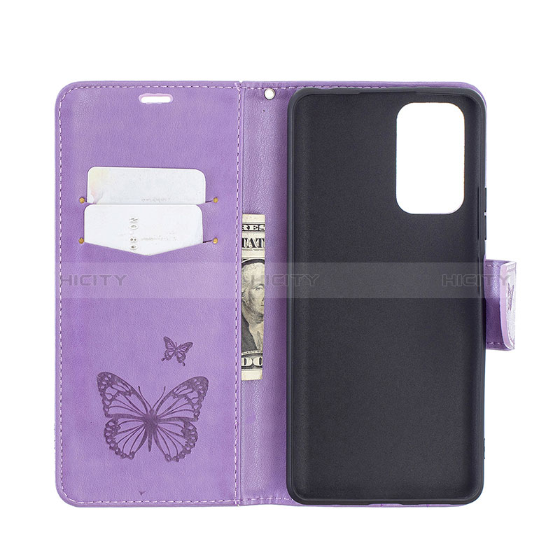 Funda de Cuero Cartera con Soporte Mariposa Carcasa B01F para Xiaomi Redmi Note 10 Pro 4G