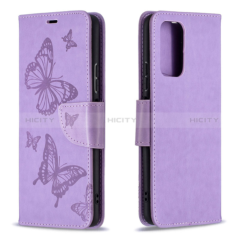 Funda de Cuero Cartera con Soporte Mariposa Carcasa B01F para Xiaomi Redmi Note 10 Pro 4G