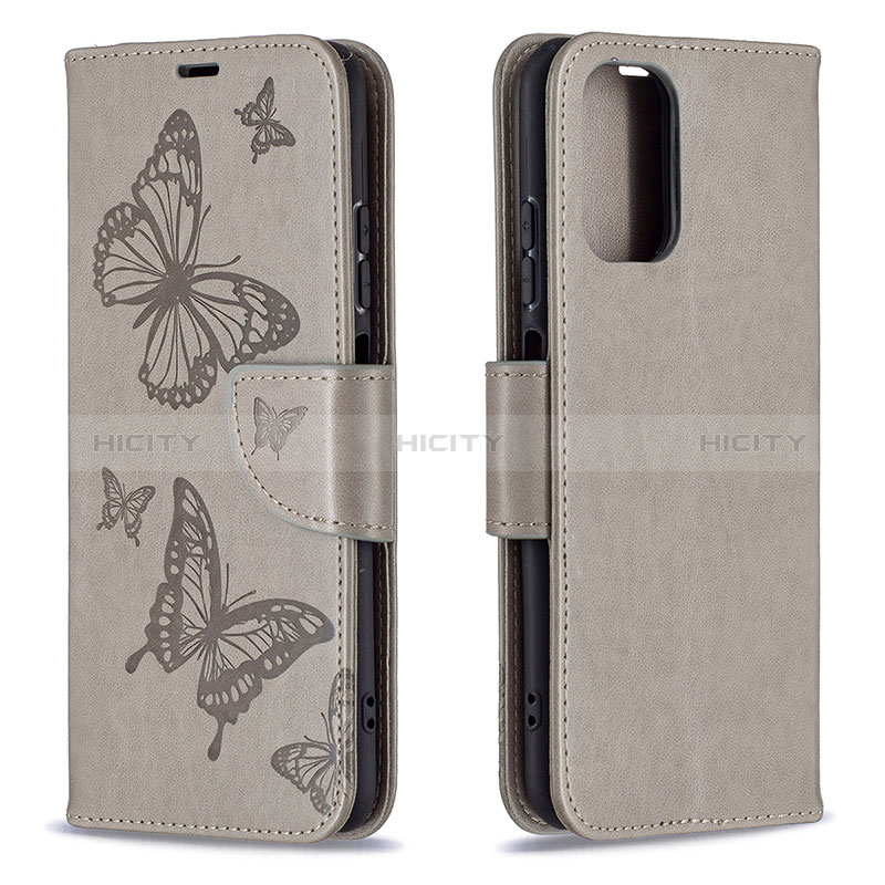 Funda de Cuero Cartera con Soporte Mariposa Carcasa B01F para Xiaomi Redmi Note 10S 4G