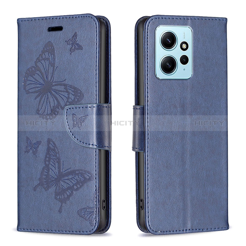 Funda de Cuero Cartera con Soporte Mariposa Carcasa B01F para Xiaomi Redmi Note 12 4G