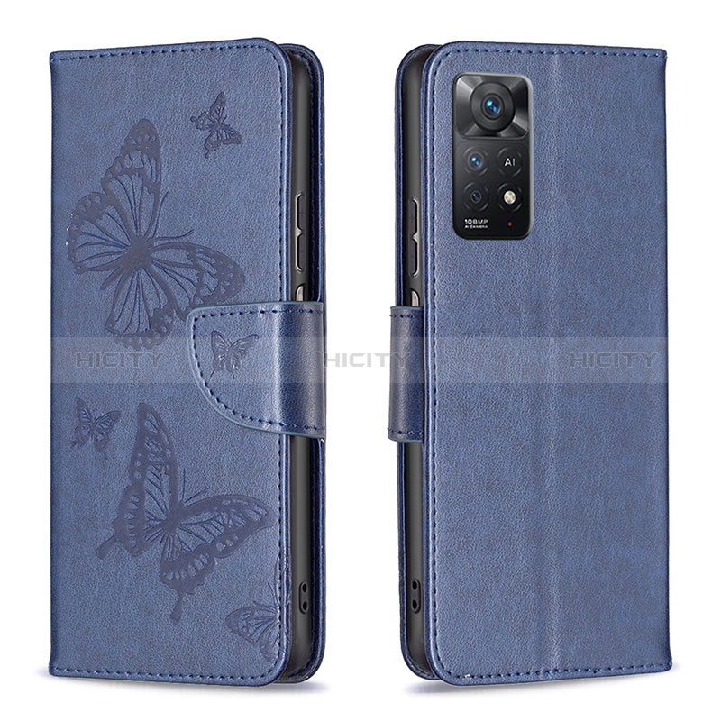 Funda de Cuero Cartera con Soporte Mariposa Carcasa B01F para Xiaomi Redmi Note 12 Pro 4G