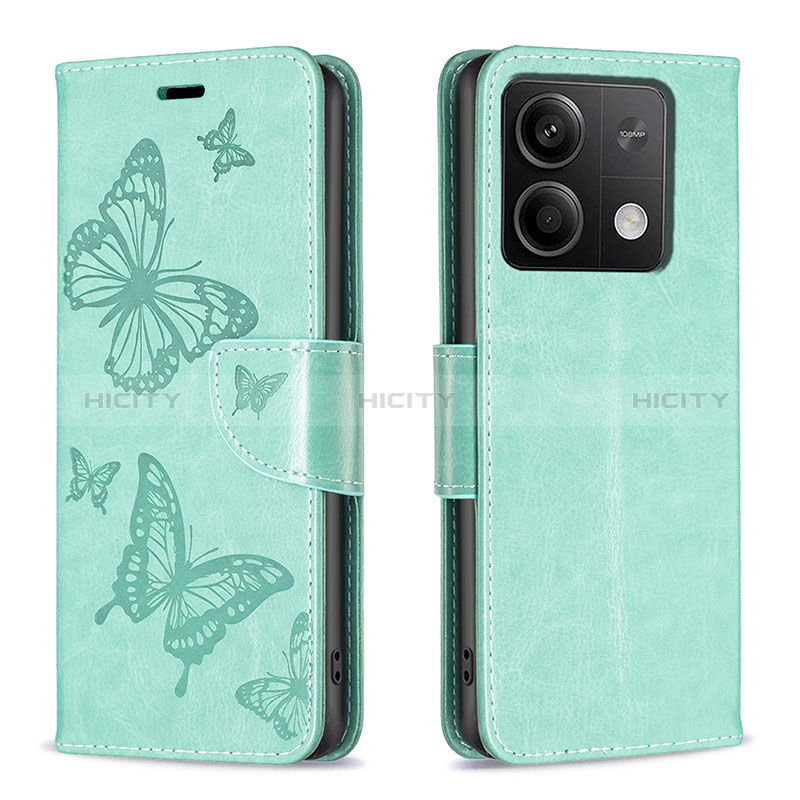 Funda de Cuero Cartera con Soporte Mariposa Carcasa B01F para Xiaomi Redmi Note 13 5G