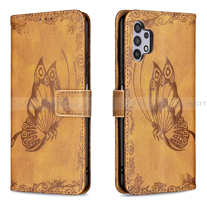 Funda de Cuero Cartera con Soporte Mariposa Carcasa B02F para Samsung Galaxy A32 4G