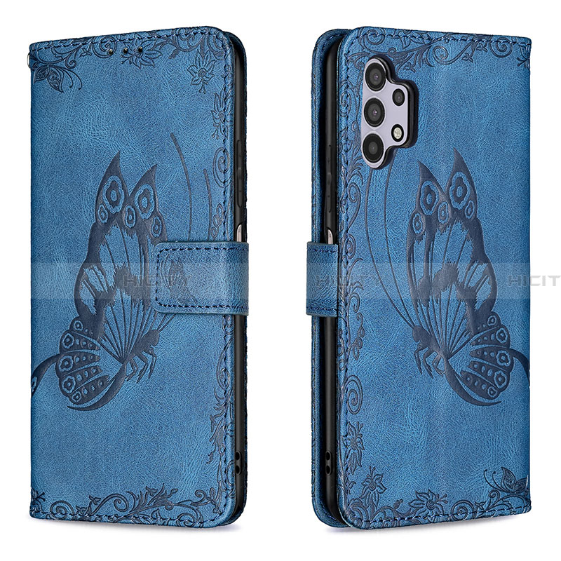 Funda de Cuero Cartera con Soporte Mariposa Carcasa B02F para Samsung Galaxy A32 4G