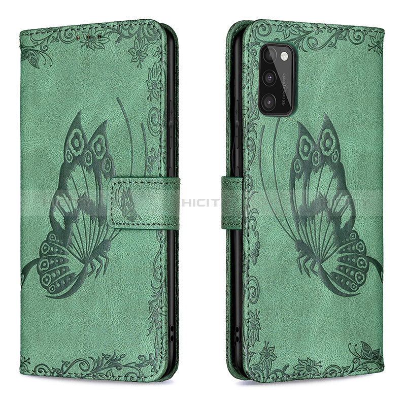 Funda de Cuero Cartera con Soporte Mariposa Carcasa B02F para Samsung Galaxy A41