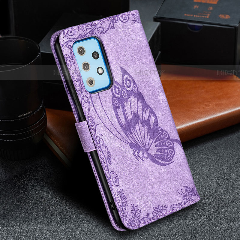 Funda de Cuero Cartera con Soporte Mariposa Carcasa B02F para Samsung Galaxy A52 5G