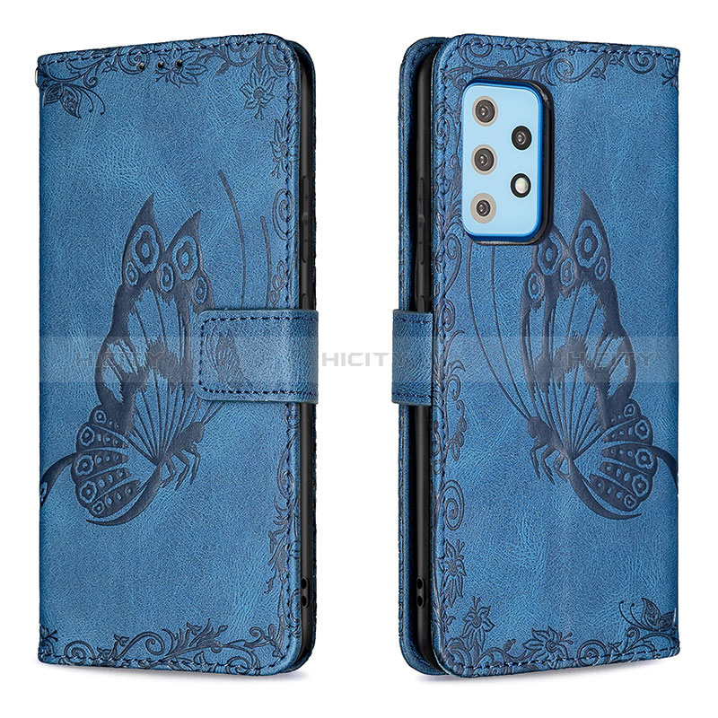 Funda de Cuero Cartera con Soporte Mariposa Carcasa B02F para Samsung Galaxy A52s 5G