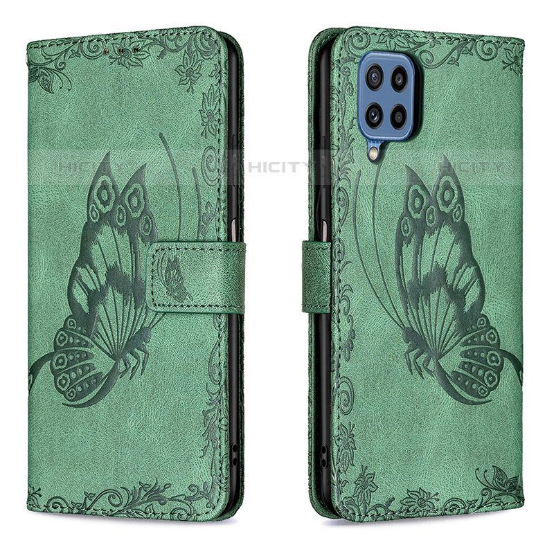 Funda de Cuero Cartera con Soporte Mariposa Carcasa B02F para Samsung Galaxy M32 4G