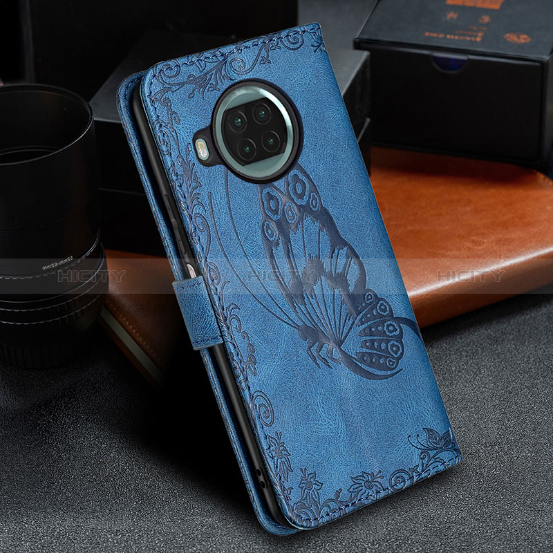 Funda de Cuero Cartera con Soporte Mariposa Carcasa B02F para Xiaomi Mi 10T Lite 5G