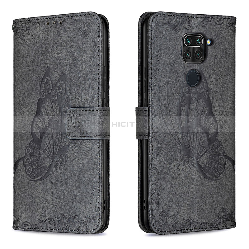 Funda de Cuero Cartera con Soporte Mariposa Carcasa B02F para Xiaomi Redmi 10X 4G