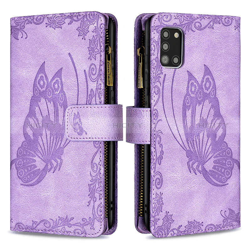 Funda de Cuero Cartera con Soporte Mariposa Carcasa B03F para Samsung Galaxy A31