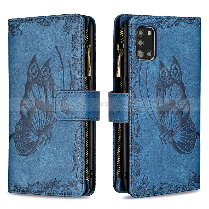 Funda de Cuero Cartera con Soporte Mariposa Carcasa B03F para Samsung Galaxy A31