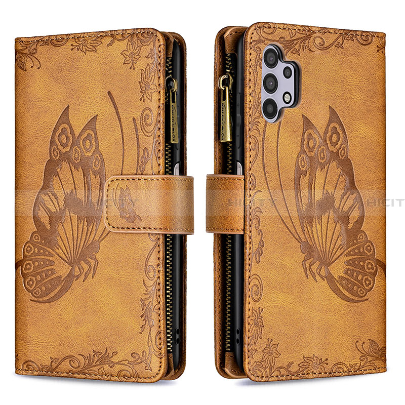 Funda de Cuero Cartera con Soporte Mariposa Carcasa B03F para Samsung Galaxy A32 4G