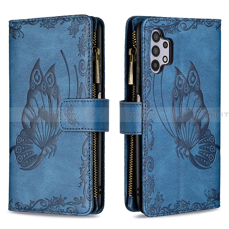 Funda de Cuero Cartera con Soporte Mariposa Carcasa B03F para Samsung Galaxy A32 4G