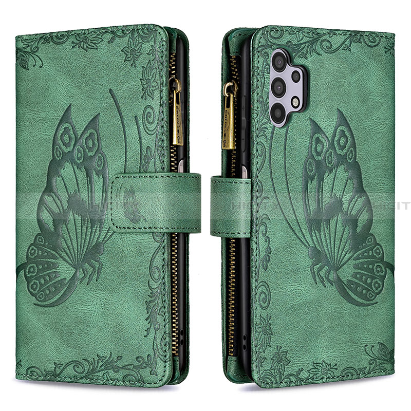 Funda de Cuero Cartera con Soporte Mariposa Carcasa B03F para Samsung Galaxy A32 4G