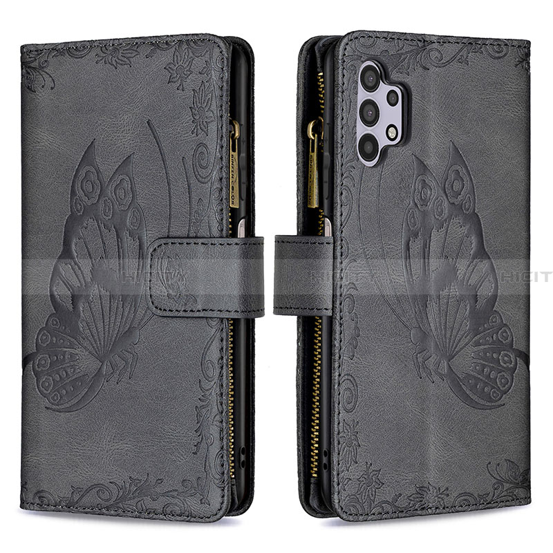 Funda de Cuero Cartera con Soporte Mariposa Carcasa B03F para Samsung Galaxy A32 4G