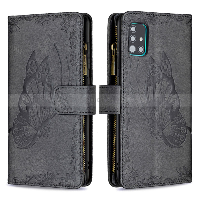 Funda de Cuero Cartera con Soporte Mariposa Carcasa B03F para Samsung Galaxy M40S